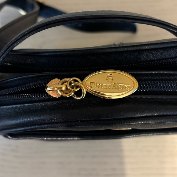 Small Etienne Aigner Leather Shoulder Purse - Picture 5 of 6